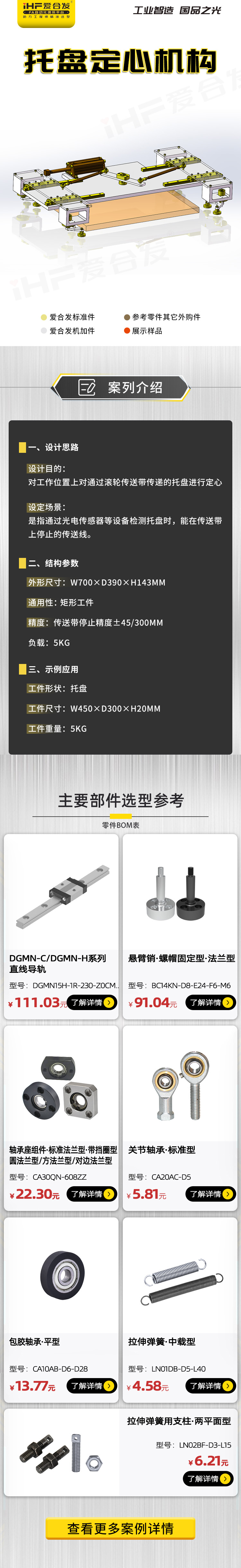 愛合發(fā)：案例介紹——托盤定心機(jī)構(gòu)！