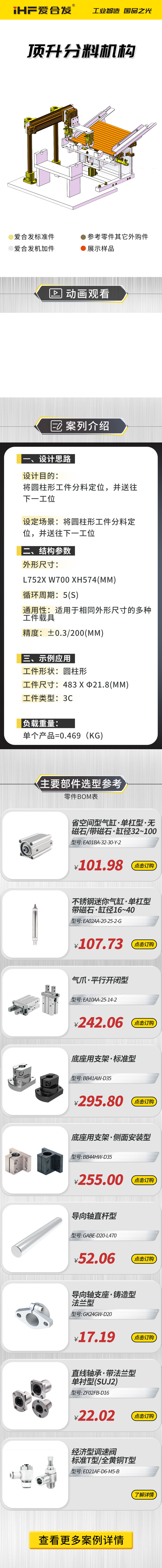 愛(ài)合發(fā)案例剖析：頂升分料機(jī)構(gòu)！